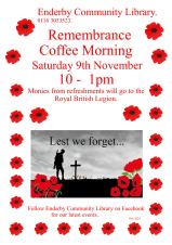 Remembrance Coffee Morning November 2024